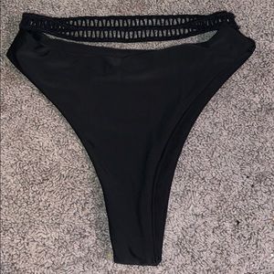 high leg cheeky swim bottoms